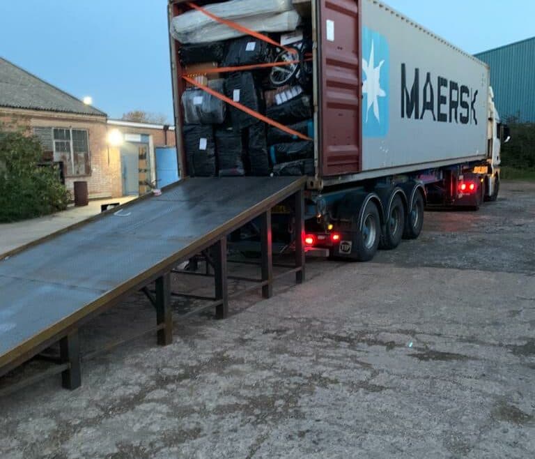 Container shipping to Gambia